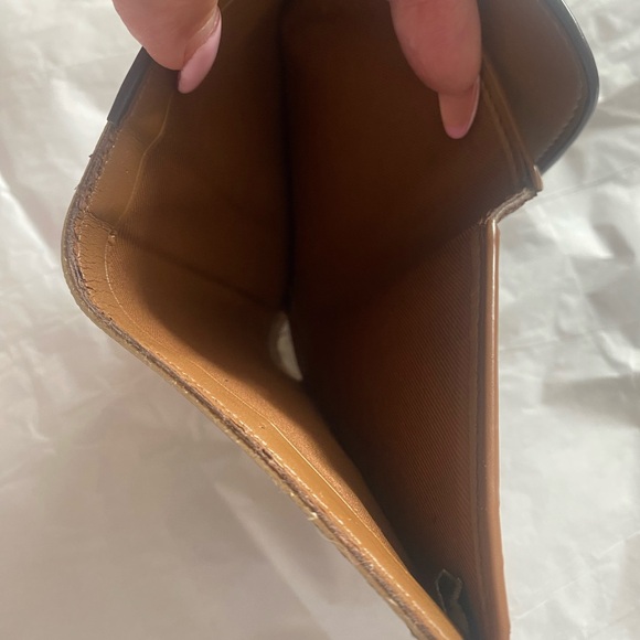 Coach Brown Monogram Leather Wallet - Picture 6 of 6